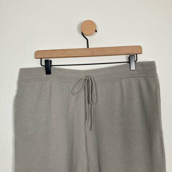 DSTLD WOMEN'S STONE REGULAR FIT 100% CASHMERE JOGGER PANTS X-LARGE - Picture 4 of 12